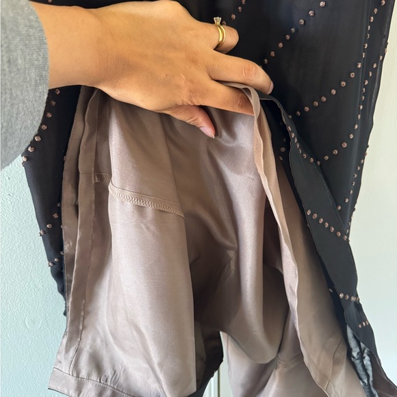 Sonja Kiefer Women’s Silhouette Y2K Baby Doll Style Beaded Gown size XS - Picture 8 of 16